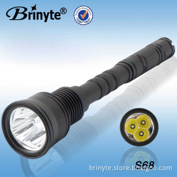 3*U2 Portable Rechargeable Aluminum 20W 2000 Lumens Flashlight